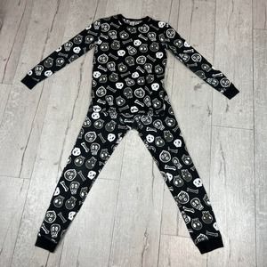 Skull thermal pajama set